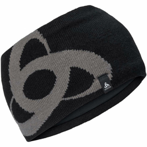 Odlo HEADBAND CERAMIWARM MID GAGE Unisex čelenka, černá, velikost UNI