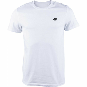 4F MEN´S T-SHIRT bílá S - Pánské tričko