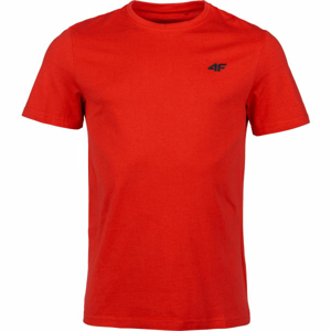 4F MEN´S T-SHIRT červená XL - Pánské tričko