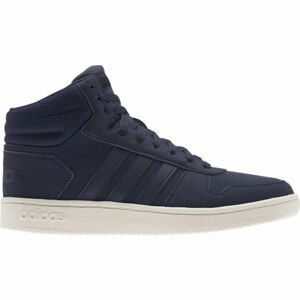 adidas HOOPS 2.0 MID Pánská volnočasová obuv, tmavě modrá, velikost 47 1/3