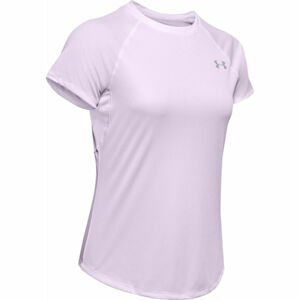 Under Armour SPEED STRIDE SHORT SLEEVE fialová XL - Dámské tričko