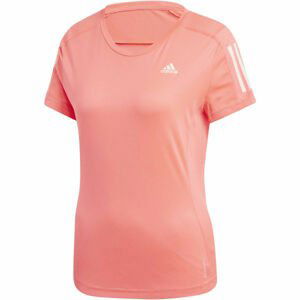 adidas OWN THE RUN TEE Dámské běžecké tričko, Oranžová,Bílá, velikost