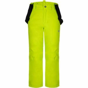 Loap FUXI Dětské lyžařské kalhoty, zelená, velikost 134