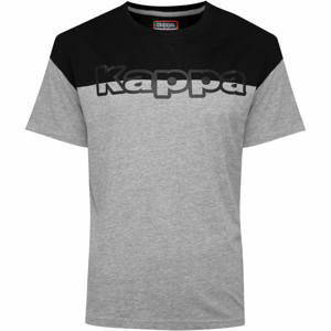 Kappa LOGO BACK Pánské triko, šedá, velikost M