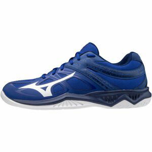 Mizuno THUNDER BLADE 2 Pánská indoorová obuv, Tmavě modrá,Bílá, velikost 10