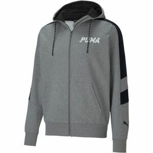 Puma MODERN SPORT HOODIE Pánská mikina, Šedá,Černá,Bílá, velikost