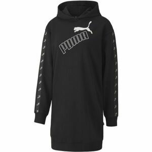 Puma AMPLIFIED HOODED DRESS TR Šaty, černá, velikost S