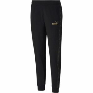 Puma AMPLIFIED PANTS FL CL tmavě šedá S - Sportovní tepláky