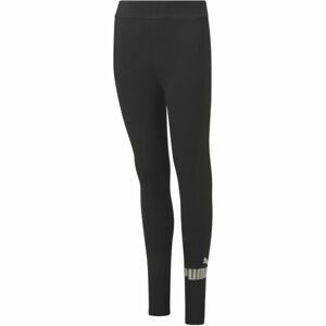 Puma ESS + LOGO LEGGINGS G Dívčí legíny, černá, velikost 140