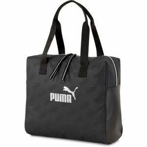 Puma CORE UP LARGE SHOPPER Dámská taška, Černá,Bílá, velikost