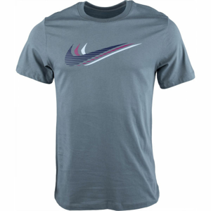 Nike NSW SS TEE SWOOSH M tmavě modrá 2XL - Pánské tričko