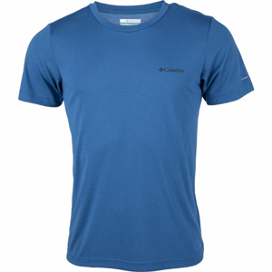 Columbia MAXTRAIL™ SS LOGO TEE modrá S - Pánské triko