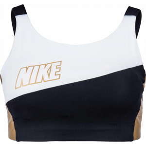 Nike SWOOSH MTLC LOGO BRA PAD  S - Dámská sportovní podprsenka