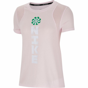 Nike ICNCLSH RUN SS GX růžová M - Dámské běžecké tričko