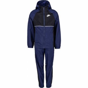 Nike NSW WOVEN TRACK SUIT tmavě modrá S - Dětská souprava