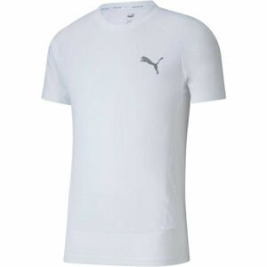 Puma EVOSTRIPE  TEE Pánské sportovní triko, bílá, velikost M