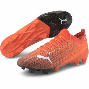 Puma ULTRA 1.1 FG/AG Pánské kopačky, Oranžová,Tmavě šedá,Bílá, velikost 10.5