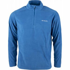 Columbia KLAMATH RANGE II HALF ZIP Pánská outdoorová mikina, modrá, veľkosť S