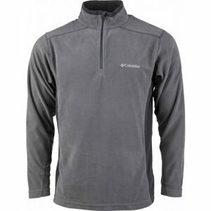 Columbia KLAMATH RANGE II HALF ZIP Pánská outdoorová mikina, šedá, veľkosť M