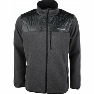 Columbia CANYON POINT SWEATER FLEECE FULL ZIP Pánský fleecový svetr, tmavě šedá, velikost M