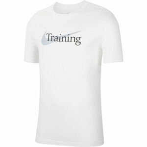 Nike DFC TEE SW TRAINING Pánské tréninkové tričko, Bílá,Černá, velikost
