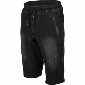 Willard ZODIAC Pánské šortky džínového vzhledu, černá, velikost XL