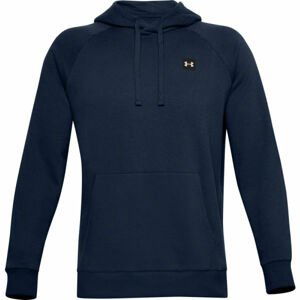 Under Armour UA RIVAL FLEECE HOODIE Tmavě modrá L - Pánská mikina