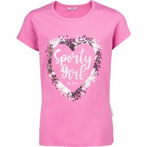 Lewro TESLIN Dívčí triko, růžová, velikost