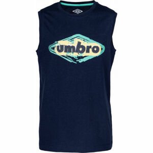 Umbro YORK Chlapecké tílko, tmavě modrá, velikost