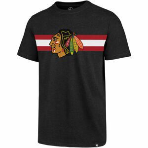 47 NHL CHICAGO BLACKHAWKS COAST TO COAST CLUB TEE Černá S - Tričko