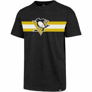 47 NHL PITTSBURGH PENGUINS 47 COAST TO COAST CLUB TEE Tričko, Černá,Žlutá,Bílá, velikost XL