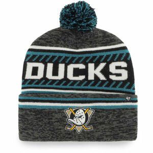 47 NHL ANAHEIM DUCKS ICE CAP ’47 CUFF KNIT Klubová zimní čepice, tmavě šedá, velikost UNI