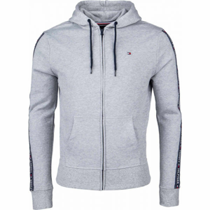 Tommy Hilfiger HOODY LS HWK Šedá M - Pánská mikina