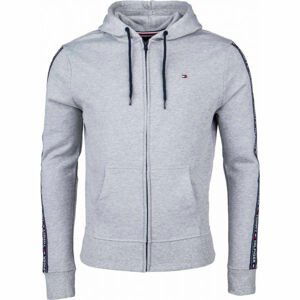 Tommy Hilfiger HOODY LS HWK Šedá S - Pánská mikina