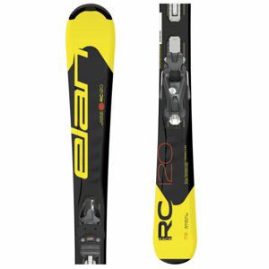 Elan RC RACE YELLOW/BLACK QS + EL 7.5 BLK Černá 130 - Juniorské sjezdové lyže