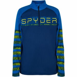 Spyder PEAK ZIP T-NECK Chlapecký rolák, modrá, veľkosť L