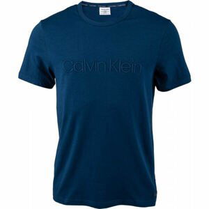 Calvin Klein S/S CREW NECK Pánské tričko, tmavě modrá, velikost L