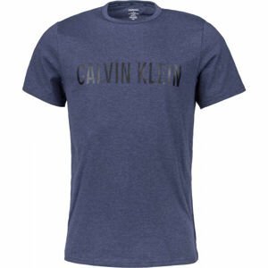 Calvin Klein S/S CREW NECK Pánské tričko, modrá, veľkosť L