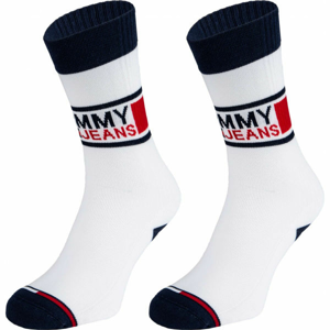 Tommy Hilfiger UNISEX TOMMY JEANS SOCK 2P  35 - 38 - Unisexové ponožky