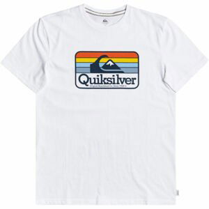 Quiksilver DREAMERS OF THE SHORE SS Pánské triko, Bílá,Mix, velikost M