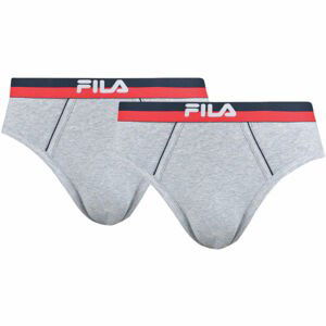 Fila MAN BRIEF 2-PACK Pánské slipy, šedá, veľkosť XL