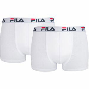 Fila MAN BOXERS 2 PACK Pánské boxerky, bílá, velikost L