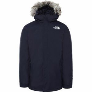 The North Face M RECYCLED ZANECK JACKET Pánská recyklovaná bunda, tmavě modrá, velikost XL