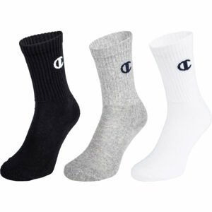 Champion CREW SOCKS LEGACY X3 Unisexové ponožky, černá, veľkosť 39-42