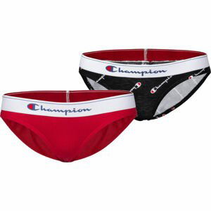 Champion BRIEF CLASSIC X2 MIX Dámské kalhotky, červená, velikost L