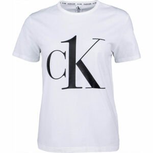 Calvin Klein S/S CREW NECK Dámské tričko, bílá, velikost L