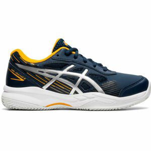 Asics GEL-GAME 8 GS CLAY Dětská tenisová obuv, tmavě modrá, velikost 39