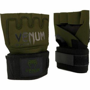 Venum KONTACT GEL GLOVE WRAPS Rukavice, khaki, veľkosť L