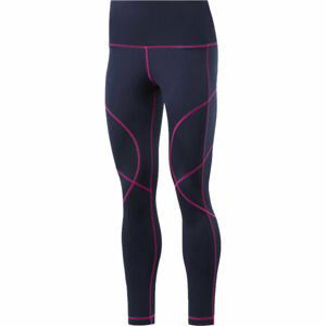 Reebok WOR MYT STITCH TIGHT Dámské legíny, tmavě modrá, velikost L