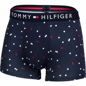 Tommy Hilfiger TRUNK PRINT Tmavě modrá L - Pánské boxerky